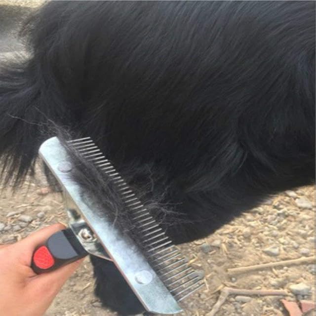 Foto 7 de 7 de ASOCEA PeluqueríA Canina Extra Grande Peine De Rastrillo Herramienta De Deshojar Peine De Belleza Para Perros…