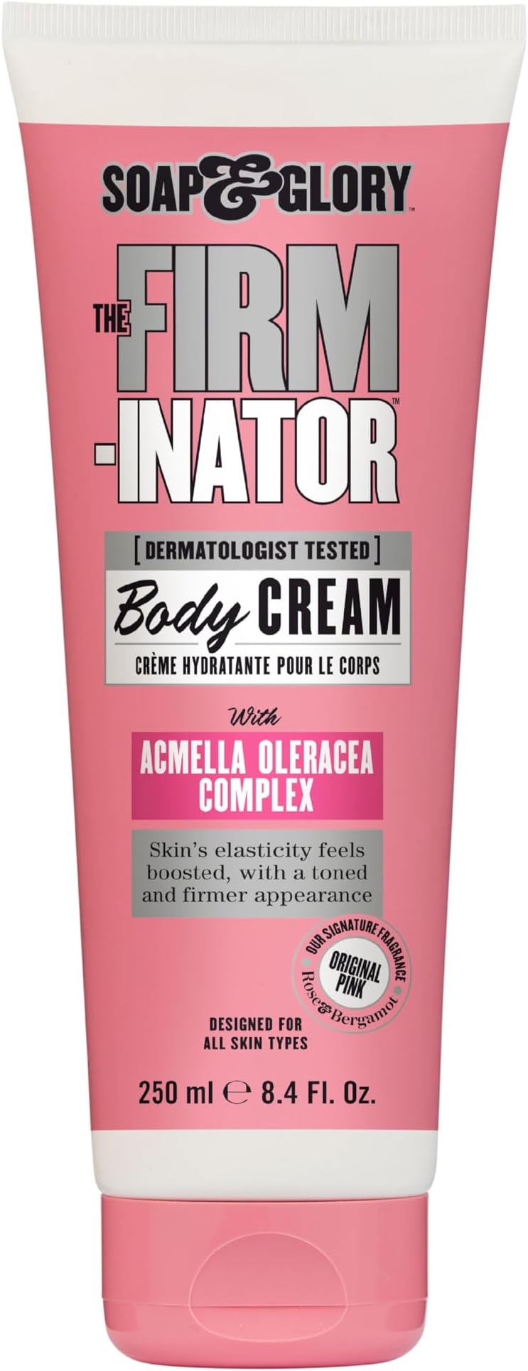 The Firm-inator Body Cream - Skin Hydration Body Moisturizer with Acmella Oleracea Complex, Shea Butter Lotion & Sunflower Seed Oil - Rich Skin Firming and Tightening Lotion (8.4 Oz)