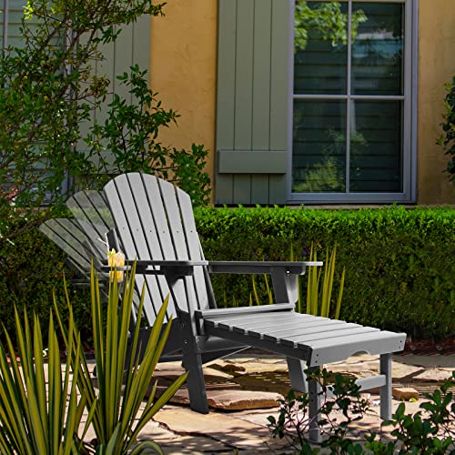 Adjustable Backrest Adirondack Chair,Folding Adirondack Chairs,Plastic Adirondack Chairs With Ottoman,Weather Resistant Adirondack Chair, Fire Pit Chairs With Cup Holder,Resin Adirondack Chairs #TOP5