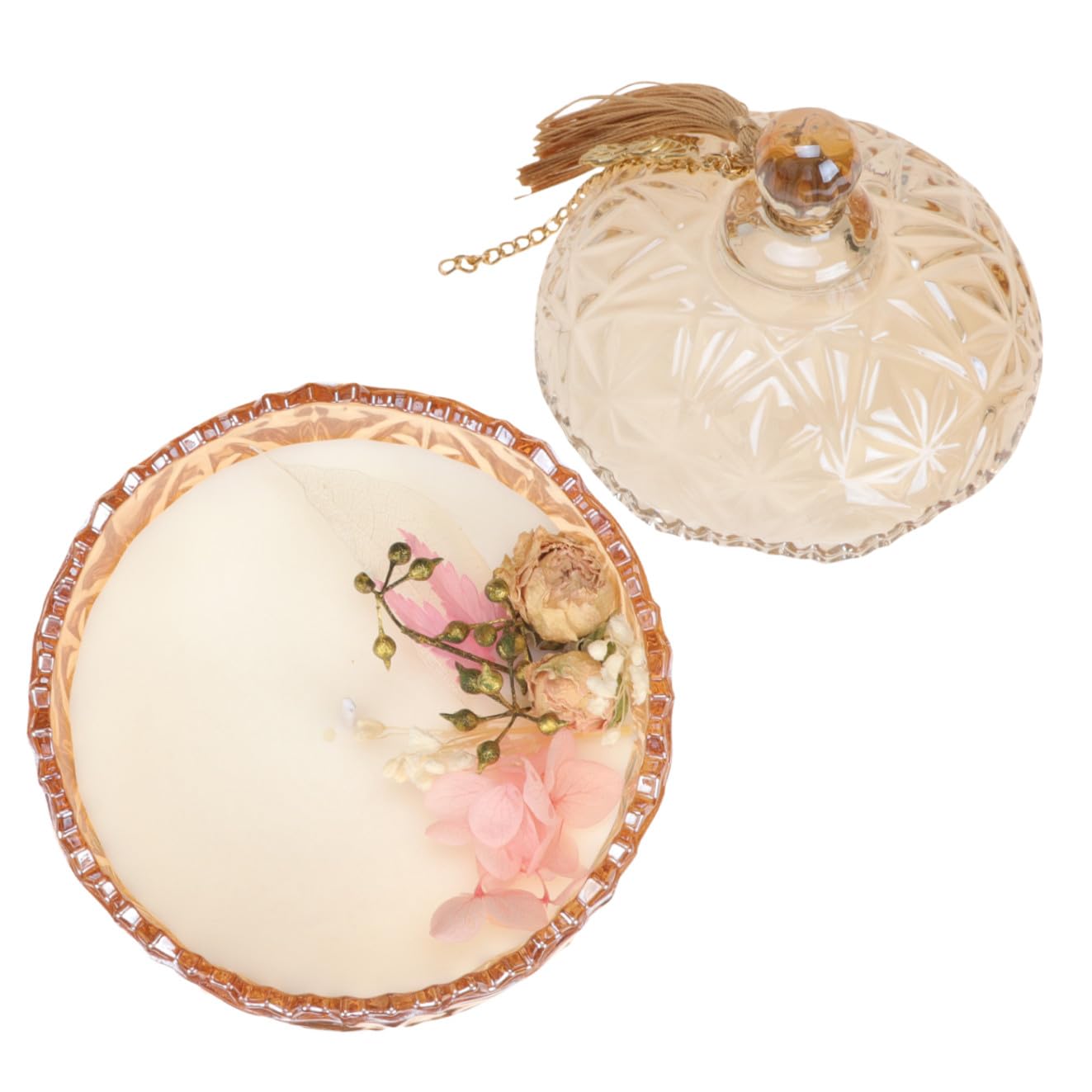Holibanna Candele Profumate alla Soia per Aromaterapia in Contenitore di Vetro, Candele Aromatiche per Relax e Decorazioni Natalizie, Candela per Bagno, Yoga e Ambienti Domestici