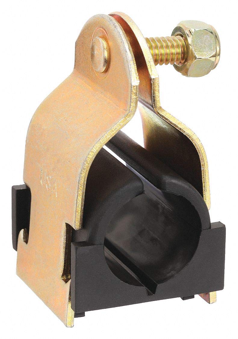 ZSI 046N052 Electro-Galv Cushion Clamp, 2 7/8in Tube, 2 1/2in Pipe