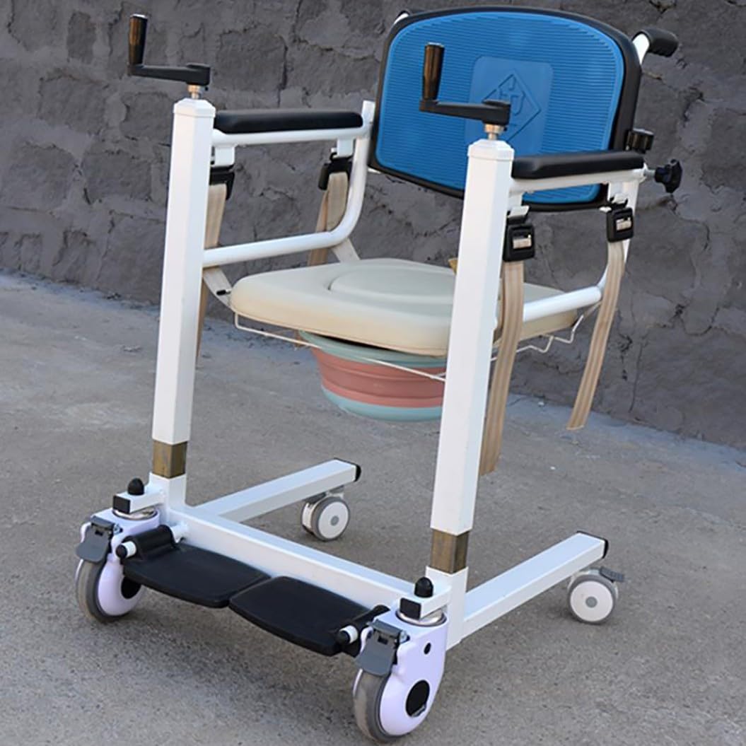gruas para personas mayore,Elevador de pacientes con elevación manual,Silla de ruedas portátil de transferencia de pacientes para el hogar,Silla de transferencia de pacientes A