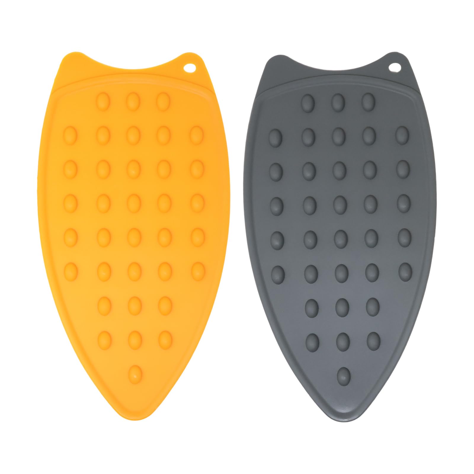 yueton 2PCS Electric Iron Mat Thickened Silicone Iron Mat Ironing Board Mat Household Electric Iron Mat Silicone Heat-Resistant Iron Mat for Travel Families