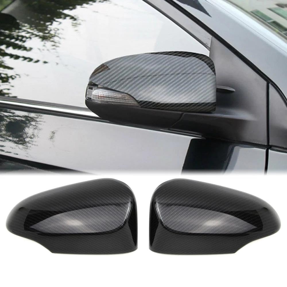 Couvercle Rétroviseur Latéral Pour Toyota C-HR CHR 2017 2018 2019 2020 2021 | Garniture couvercle capuchon rétroviseur extérieur en Fiber de carbone