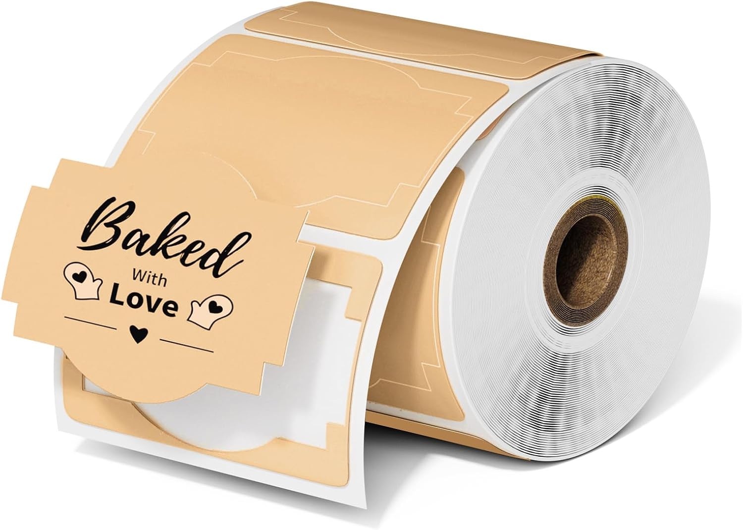 Phomemo Brown Creativity Thermal Labels for Shipping Label Printer 500 PCS