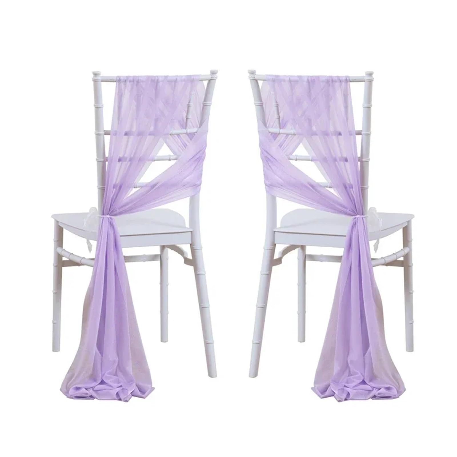 Stuhl SchäRpen 10/50 Stück 17x250cm Salbeigrün Chiffon Stuhlschärpen 12er Set Schärpen Hochzeit Stuhlhussen Band Hochzeitsfeier Gang Stuhl Dekor FüR Hochzeit Party Hoteldekoration(Purple,50pcs)