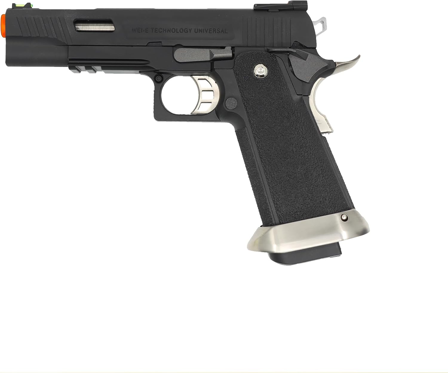 WE Hi-Capa 5.1 Airsoft, Gas Blowback, 300–330 FPS, Full Auto 6mm BB, Green Gas / CO2 Compatible, Adjustable Hop-Up, 30RD Magazine