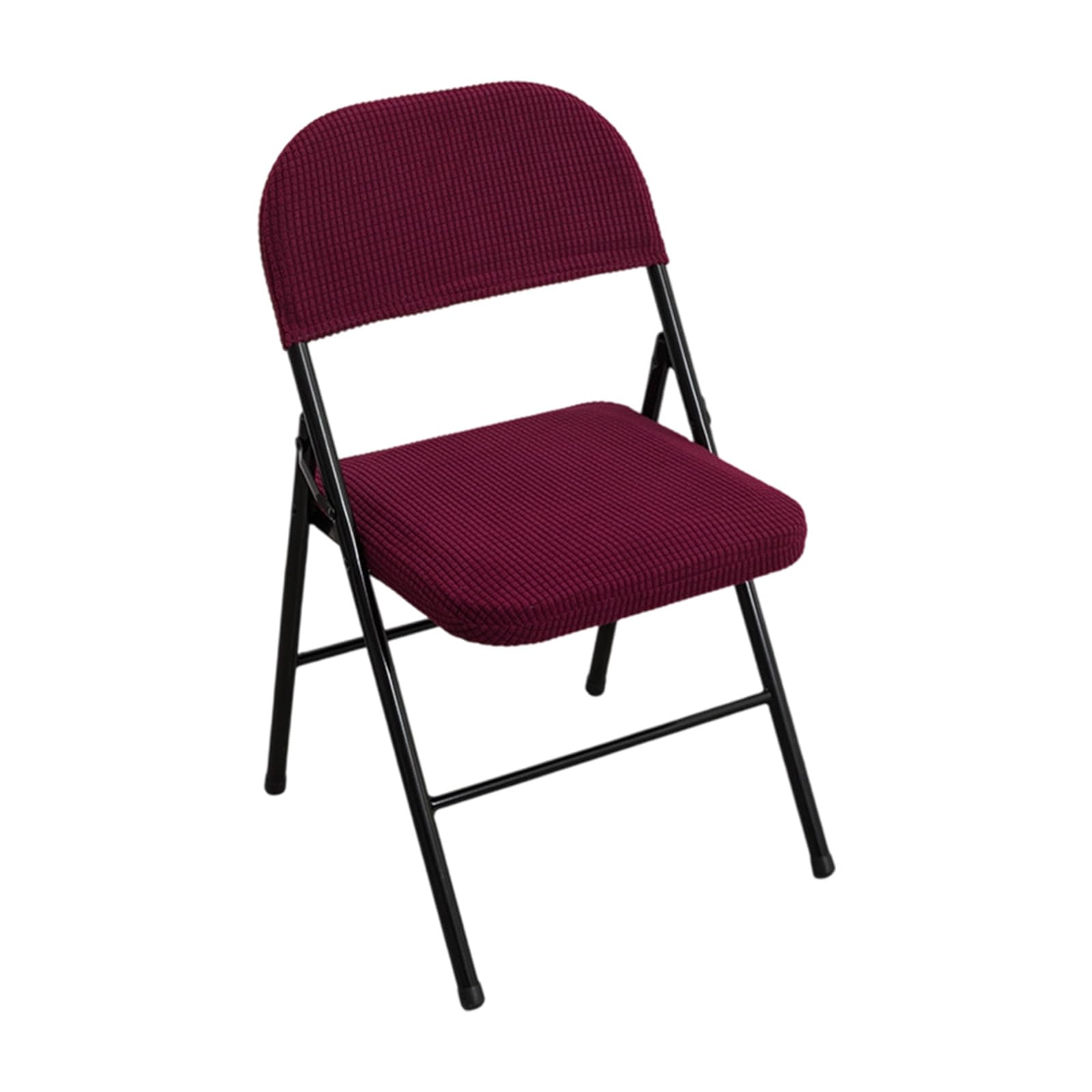 Elnwnnkc E Lnwnnkc 2Pieces Split Stretch Chair Covers Durability Polyester Slipcovers For Foldabl Dining Chairs Widely Used Furnitur Protectors