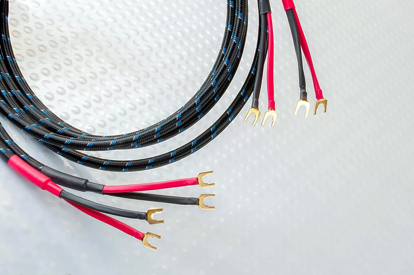 DH laboratori di Q-10 firma Cavo per [esternamente coppie di biwired/connettori a forcella] 1,83 m argento del suono