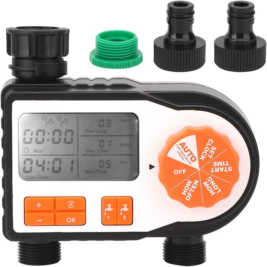 SOONHUA LCD Display Electronic Garden Watering Timer Automatic Watering Irrigation