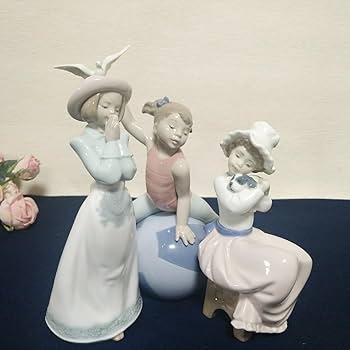 Amazon.co.jp: NAOナオ 陶器 フィギュリン 3点 いい子だね