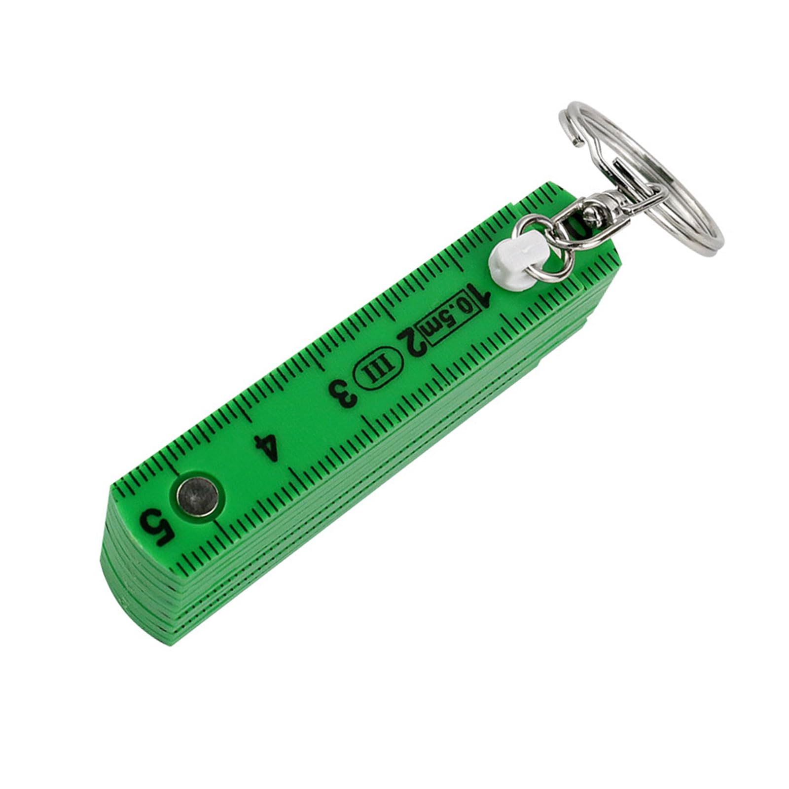 Foldable 0.5M ABS Ruler with Dual-Scale Markings for Crafting, Construction & Engineering Projects Portable ABS Measuring Ruler