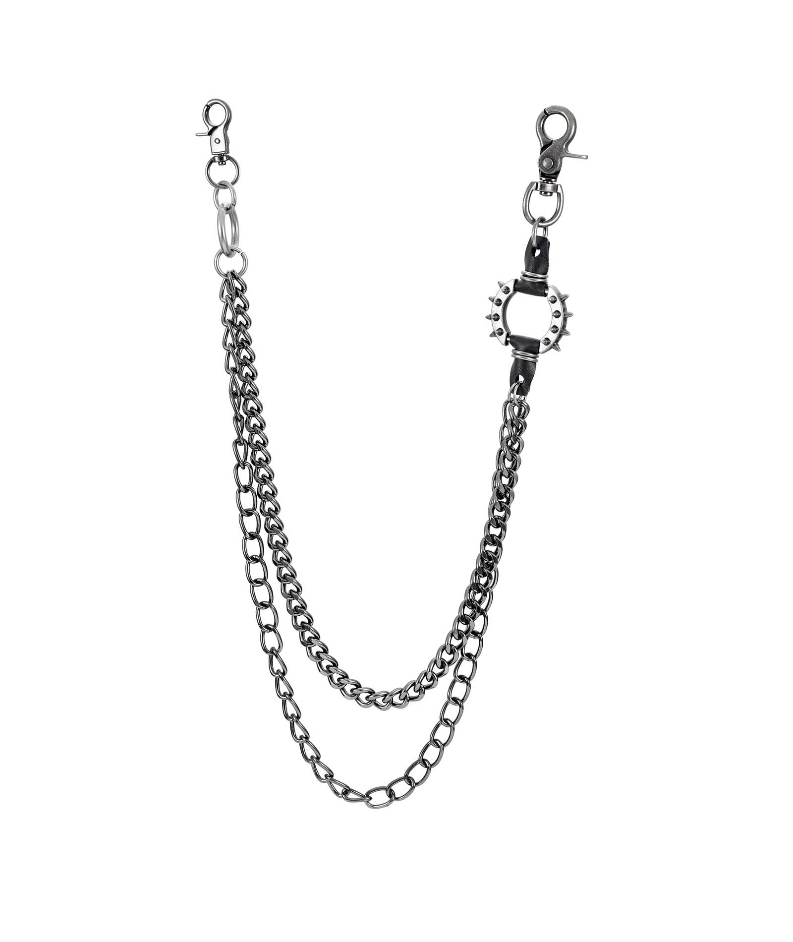 Jeans Chain, Stylish Men Accessories, Gothic Punk Jewellery, Alloy Metal Trousers Chain for Streetwear and Biker Fashion, Layered Hip Hop Accessory for Music Events-image-49