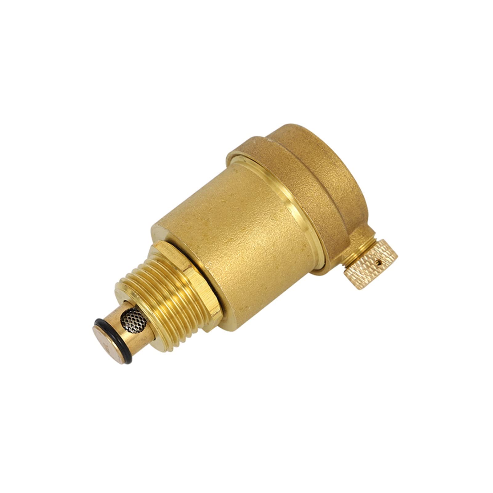 HDPHCRIUN Valve 1/2" 3/4" 1" BSP Male Thread Brass Automatic Air Pressure Vent Safety Relief for Solar Water Heater(0.75 Inch)