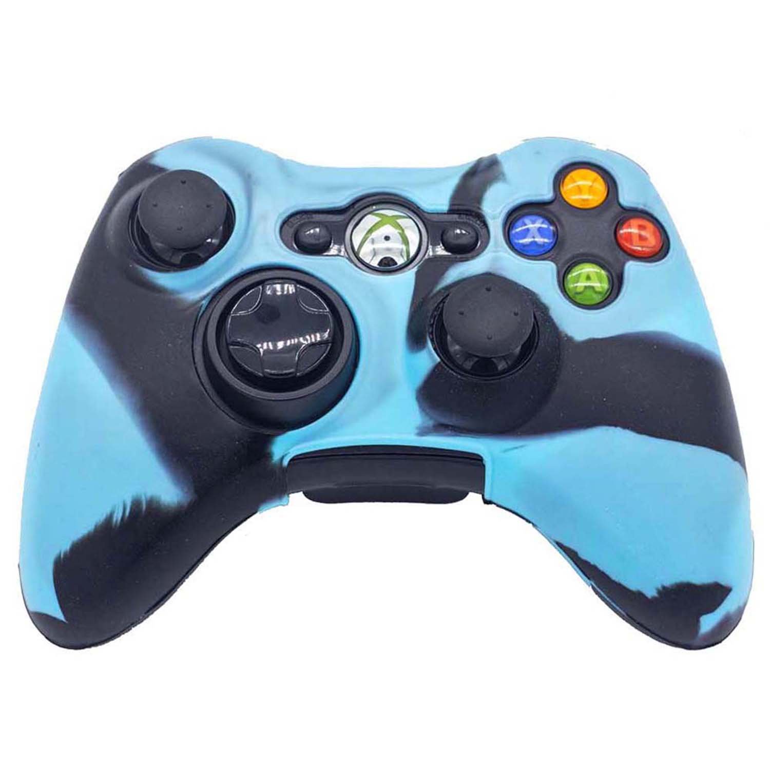 BRHE Cool Silicone Protector Cover Case Anti-Slip Soft Comfort for Xbox 360 Controller Skin Camo (3 Colors Package) (Three Pack)