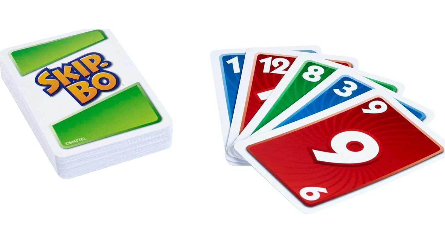 Mattel Skip-Bo et Skip-Bo Lot de 2 Jeux de Cartes Combo