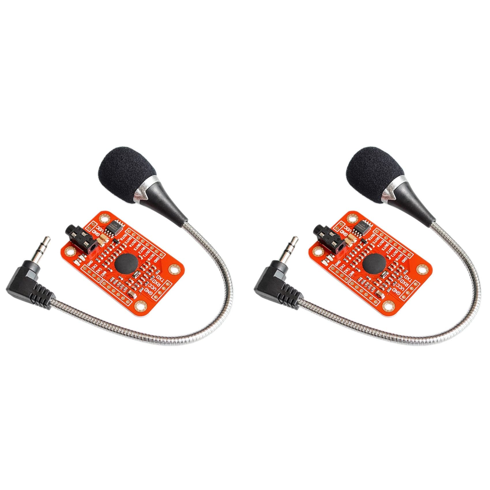 Lot de 2 modules de reconnaissance vocale V3 compatibles avec Ard pour soutenir 80 types de carte son vocale