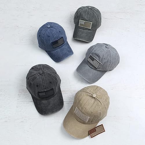 Miniatura 3 de Gorra de béisbol casual Gorra de sol con lentejuelas brillantes con purpurina bandera de Estados Unidos, visera patriótica, cola de caballo cruzada