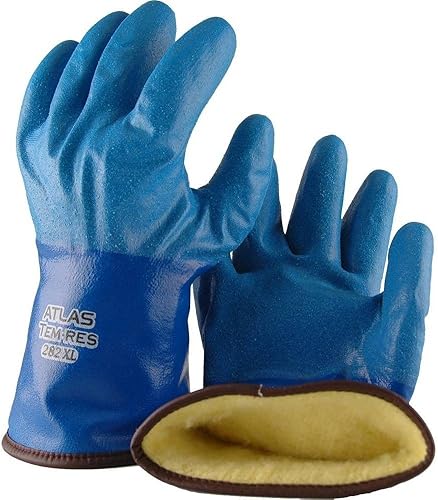 Miniatura 2 de Atlas Best 282 - Guantes aislantes azules, impermeables, transpirables, resistentes al aceite, 2XL