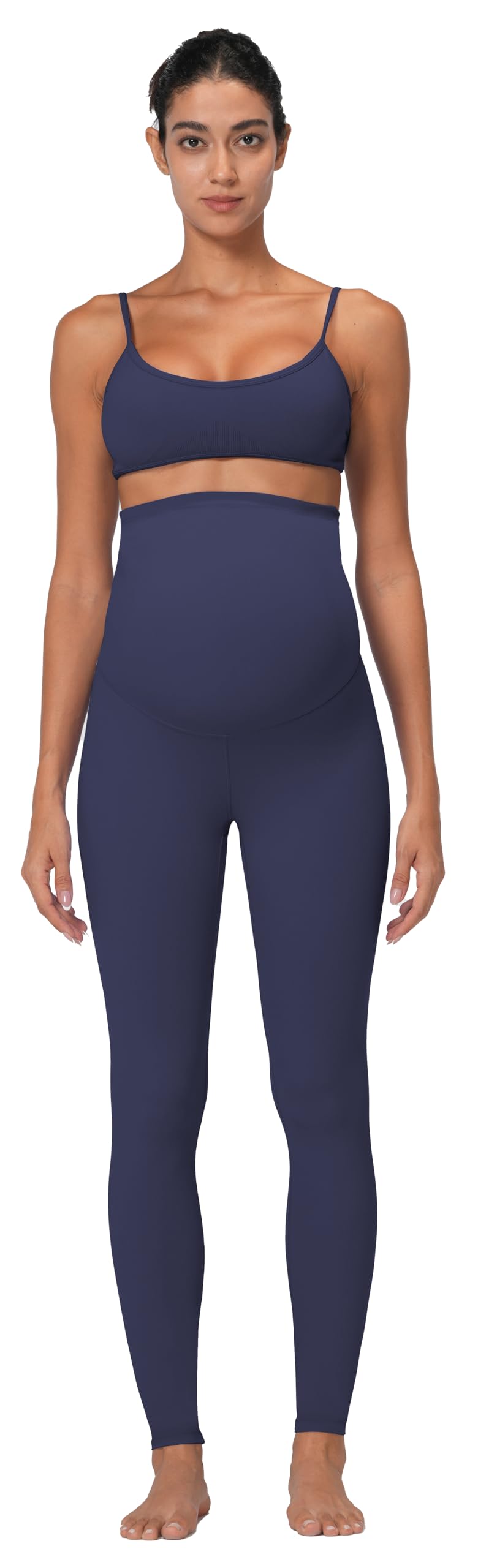Sunzel Sunzfly - Leggings de maternidad para mujer, sobre el vientre, suaves, pantalones de yoga para embarazo, para otoño, entrenamiento, descanso, Grafito, X-Large