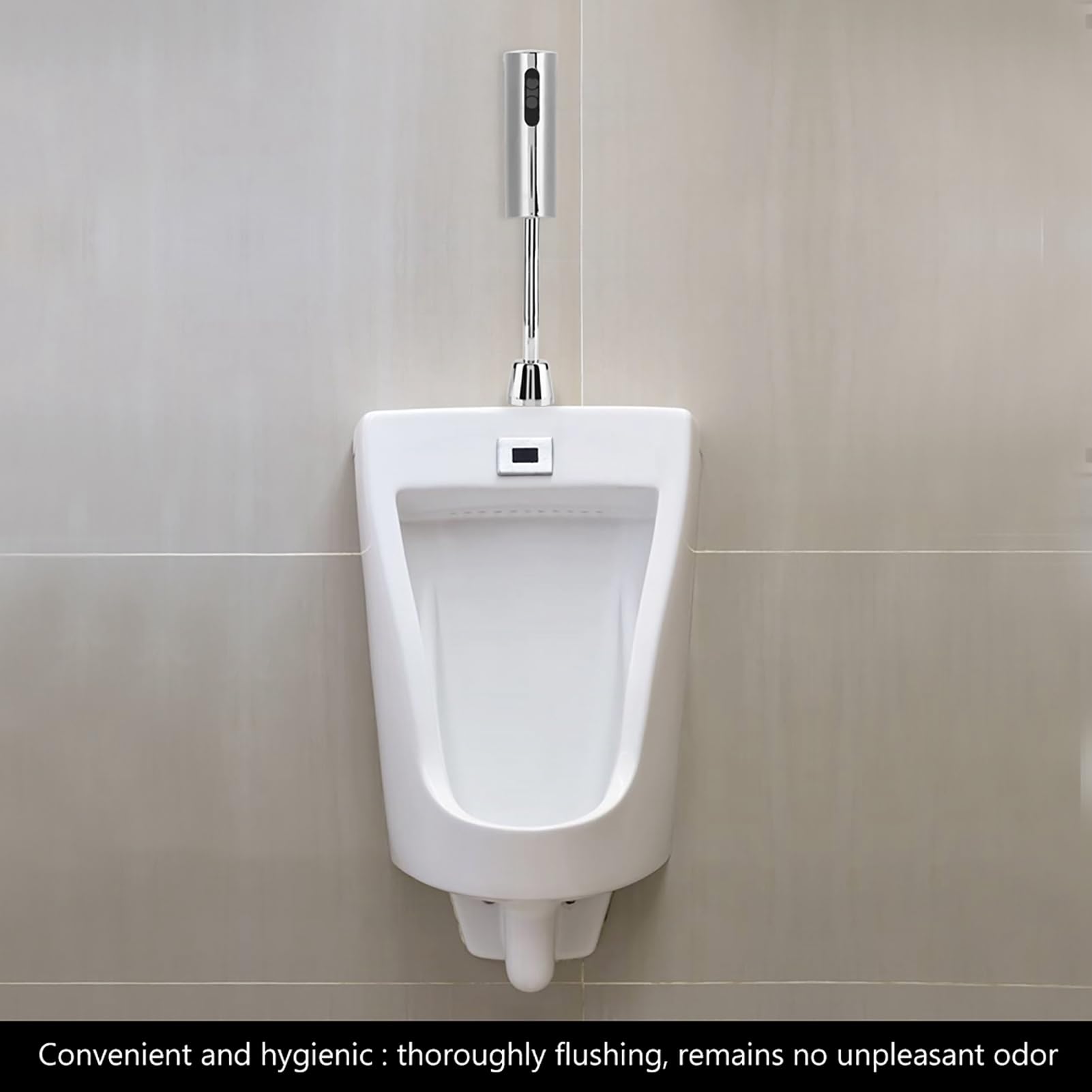 Válvula automática de descarga de orinal montada en la pared, sistema de descarga de inodoro con sensor sin contacto para uso doméstico y baño, solución higiénica y conveniente para orinar