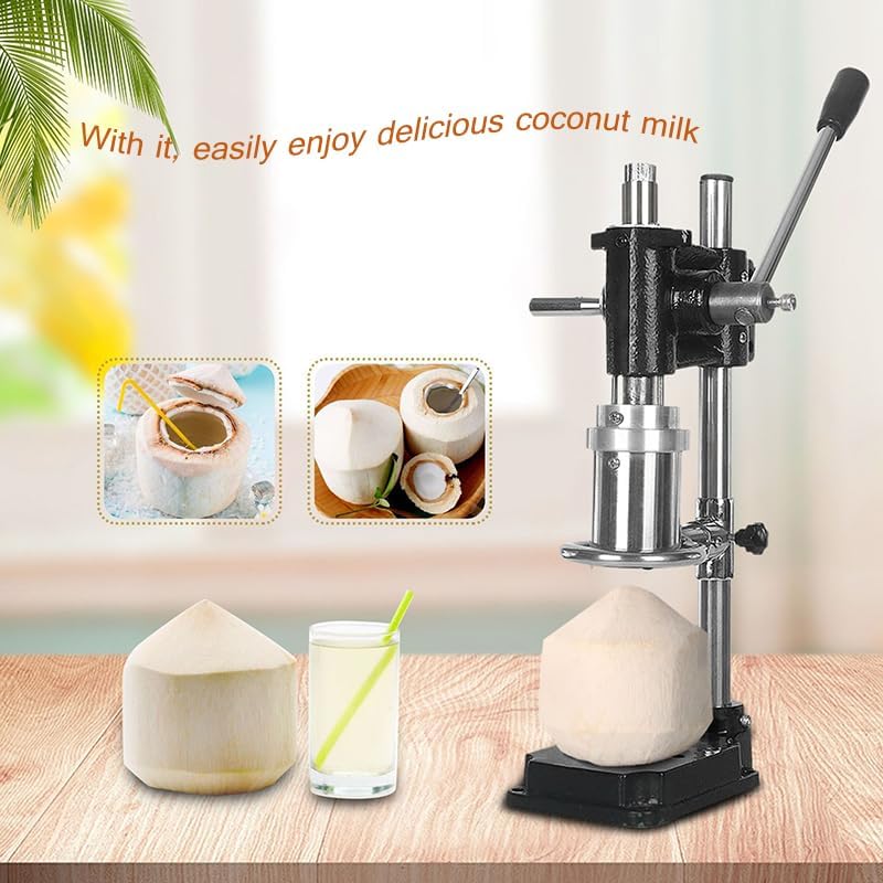 Commercial Coconut Opener Opening Tool With Thickened Base Stainless Steel Coco Water Manual