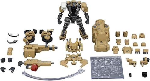 Miniatura 9 de JOYTOY 125 Hueso de acero H09 Mecha y figura de acción Colección piloto Modelo militar Fuente oscura (Silver Guardian)