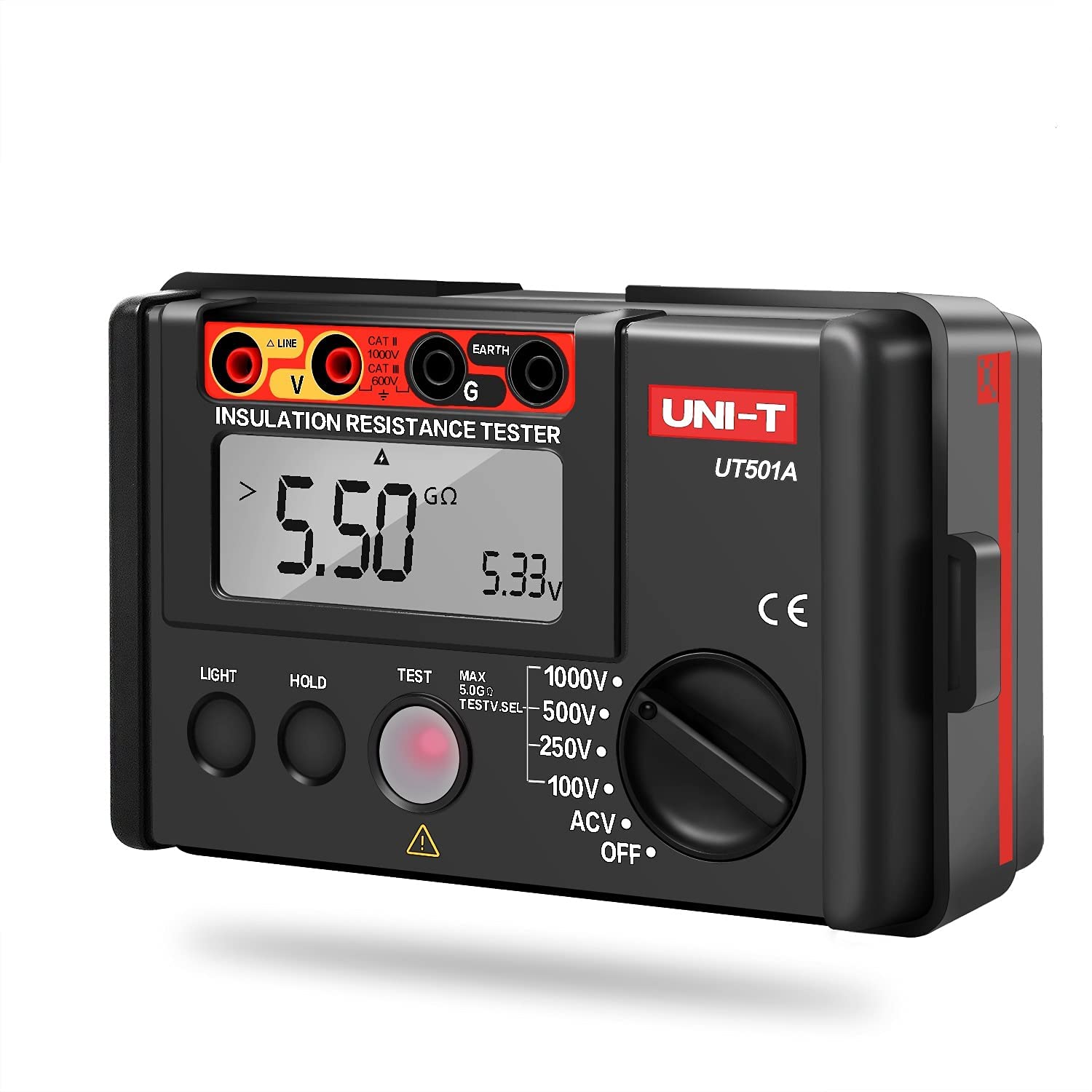 UT501A LCD Isolationsmessgerät, Megohmmeter Widerstandsmessgeräte