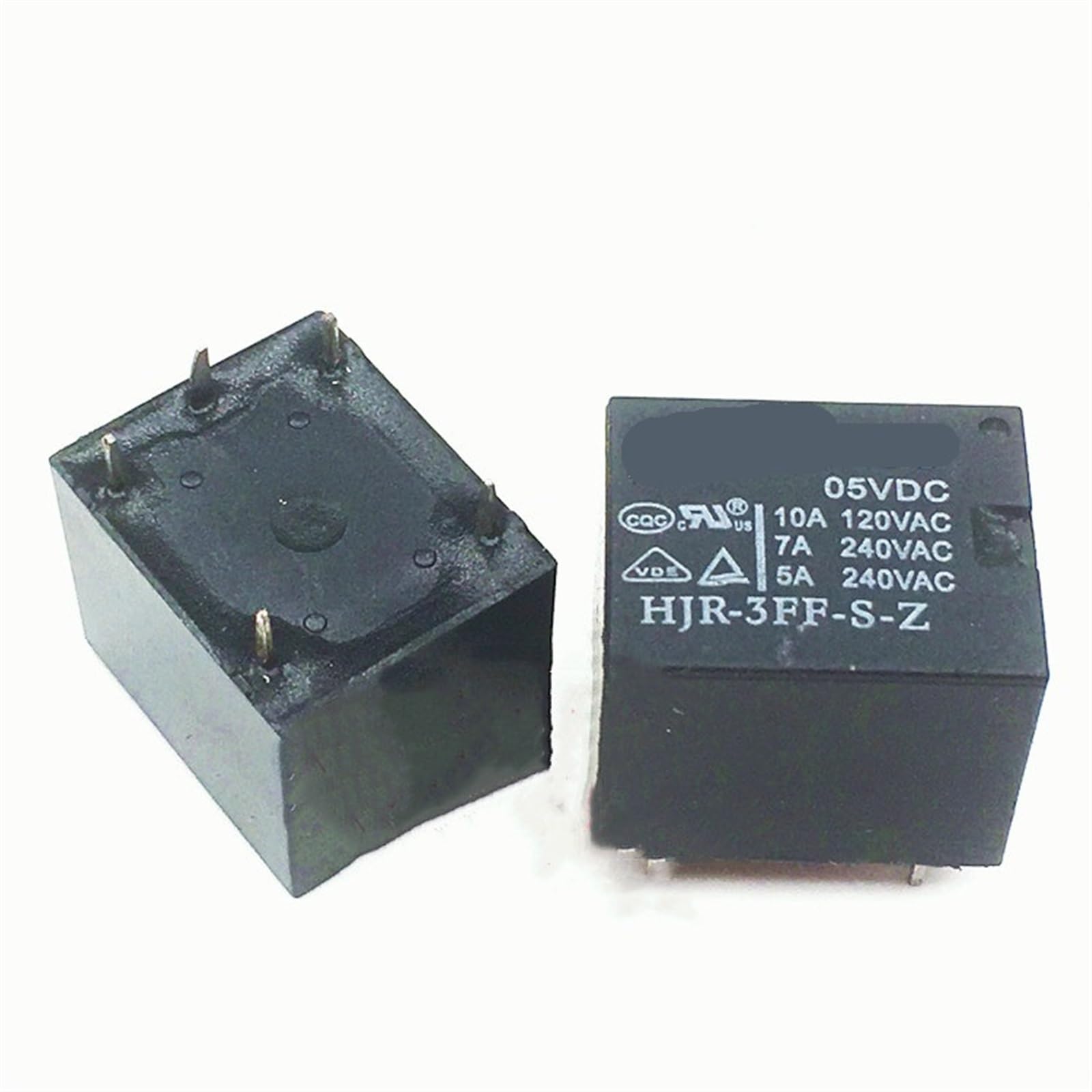 Relais HLS8L-DC12V-SC miniature 5V 12V 24V 48V 10A 5 broches