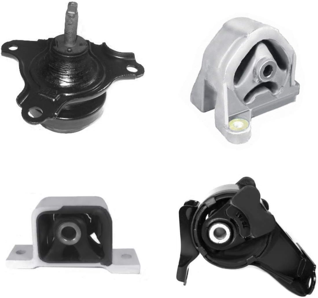 Compatible with 2002-2006 Acura RSX 2.0L Auto & 2002-2005 Honda Civic Si 2.0L Auto Transmission Engine Motor Mount Set A6597 A4503 A4508 A4506