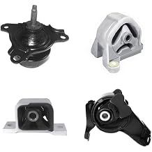 Compatible with 2002-2006 Acura RSX 2.0L Auto & 2002-2005 Honda Civic Si 2.0L Auto Transmission Engine Motor Mount Set A6597 A4503 A4508 A4506