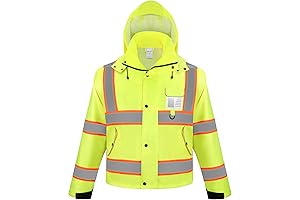 Reflective Rain Jacket Safety Jacket