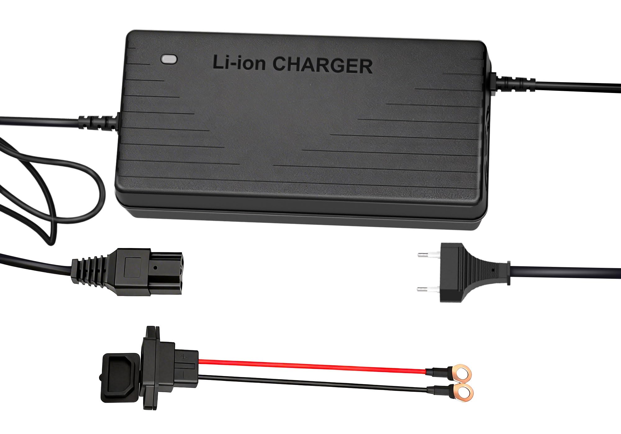 Caricabatterie al litio da 29,2V 10A per batteria LiFePO4 da 24V (25,6V),Caricabatterie AC-DC al Litio LiFePO4 24V per camper, impianti isolari, famiglie