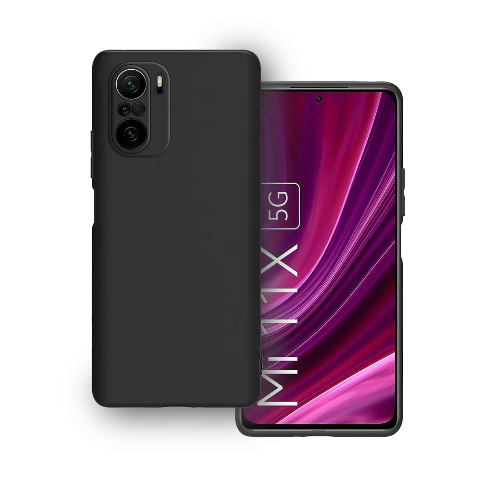Plus Protection Matte Finished Back Cover Case for Mi 11X | Mi 11X Pro | Rubberized TPU | Slim Thin Soft Matte Flexible Matte Touch Shockproof - Matte Black (B0DHLDMSYW) Amazon Price History, Amazon Price Tracker
