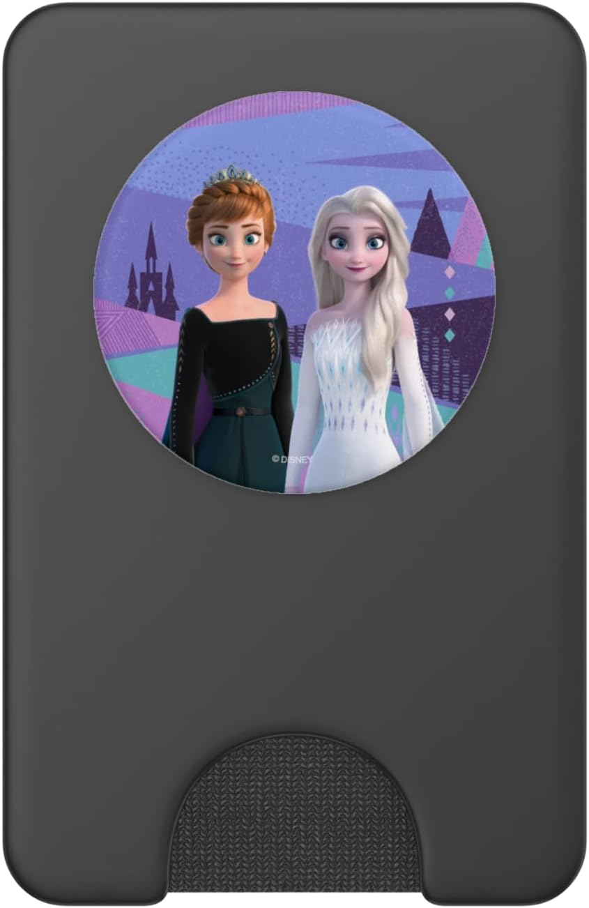 Disney Frozen 2 Queen Anna and Snow Queen Elsa Arendelle PopSockets PopWallet for MagSafe