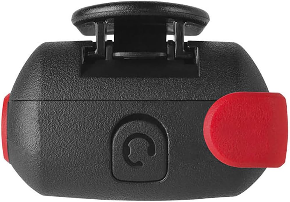 Motorola Solutions Portable FRS Talkabout T210 Two Way Radio 4-Pack Walkie Talkies Red/Black 22 Channels 4 PTT Earpieces