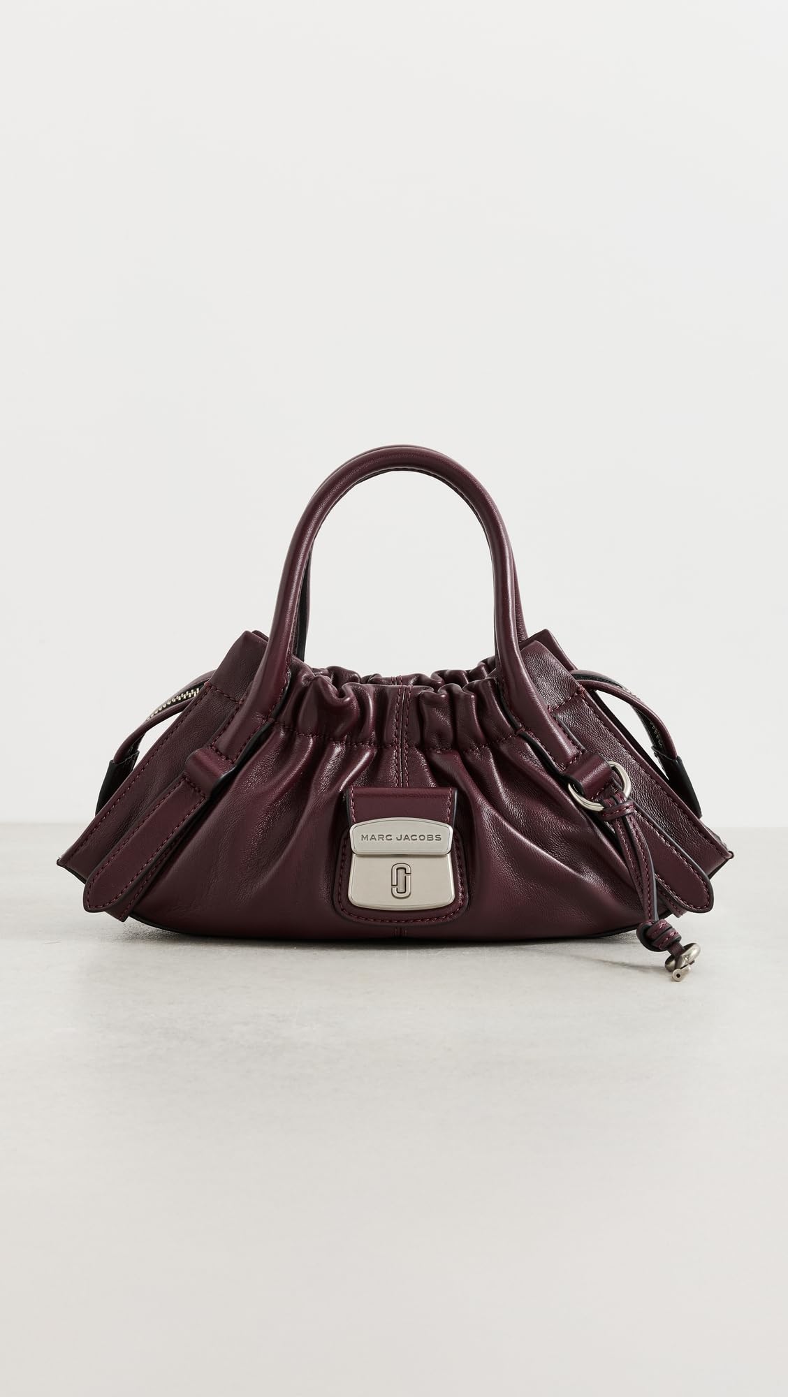 Image secondaire de Sac à main Marc Jacobs Cristina en cuir nappa prune