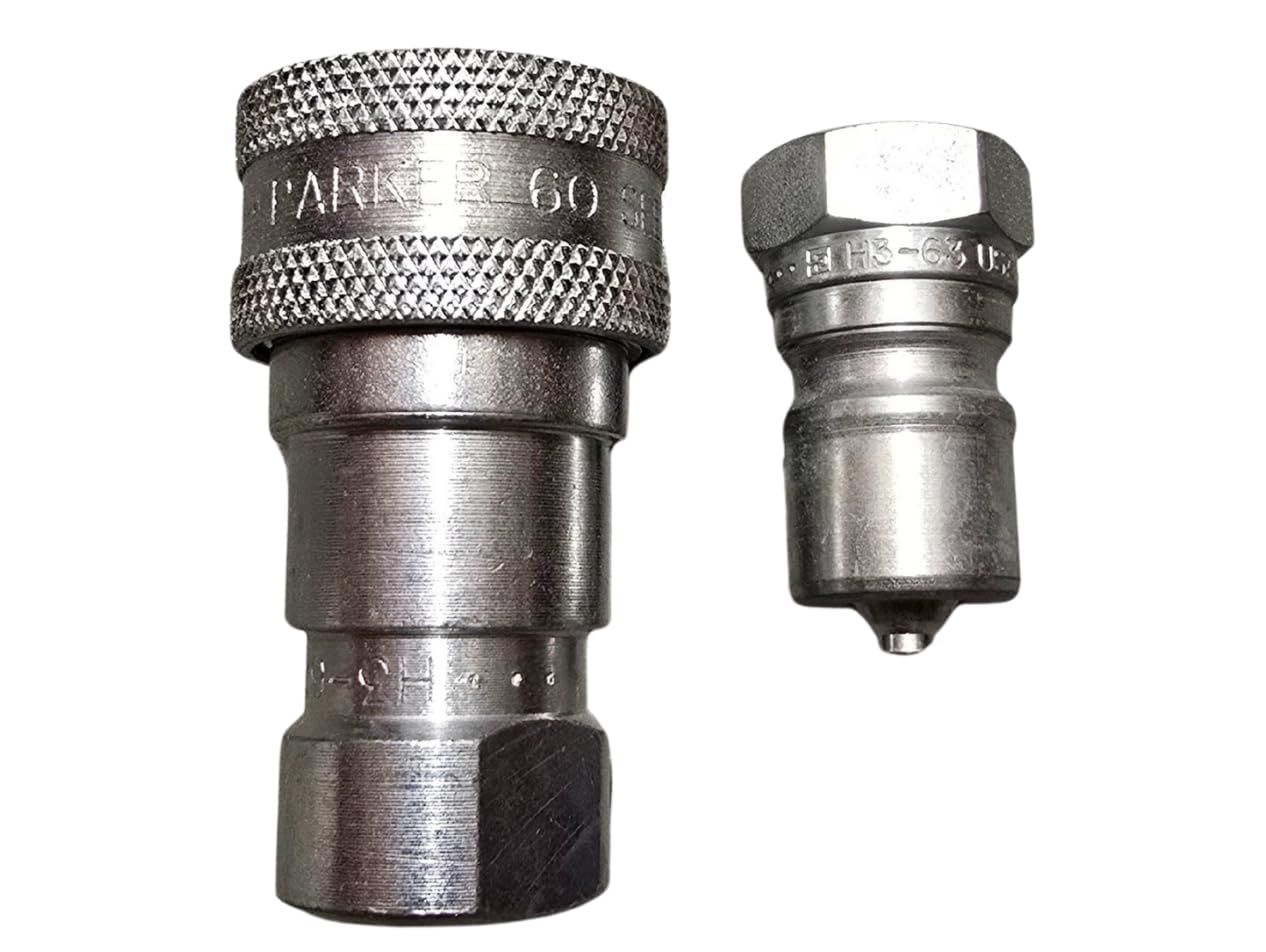 Amazon.com: Parker 60 Series 3/8 Inch Steel Hydraulic Quick
