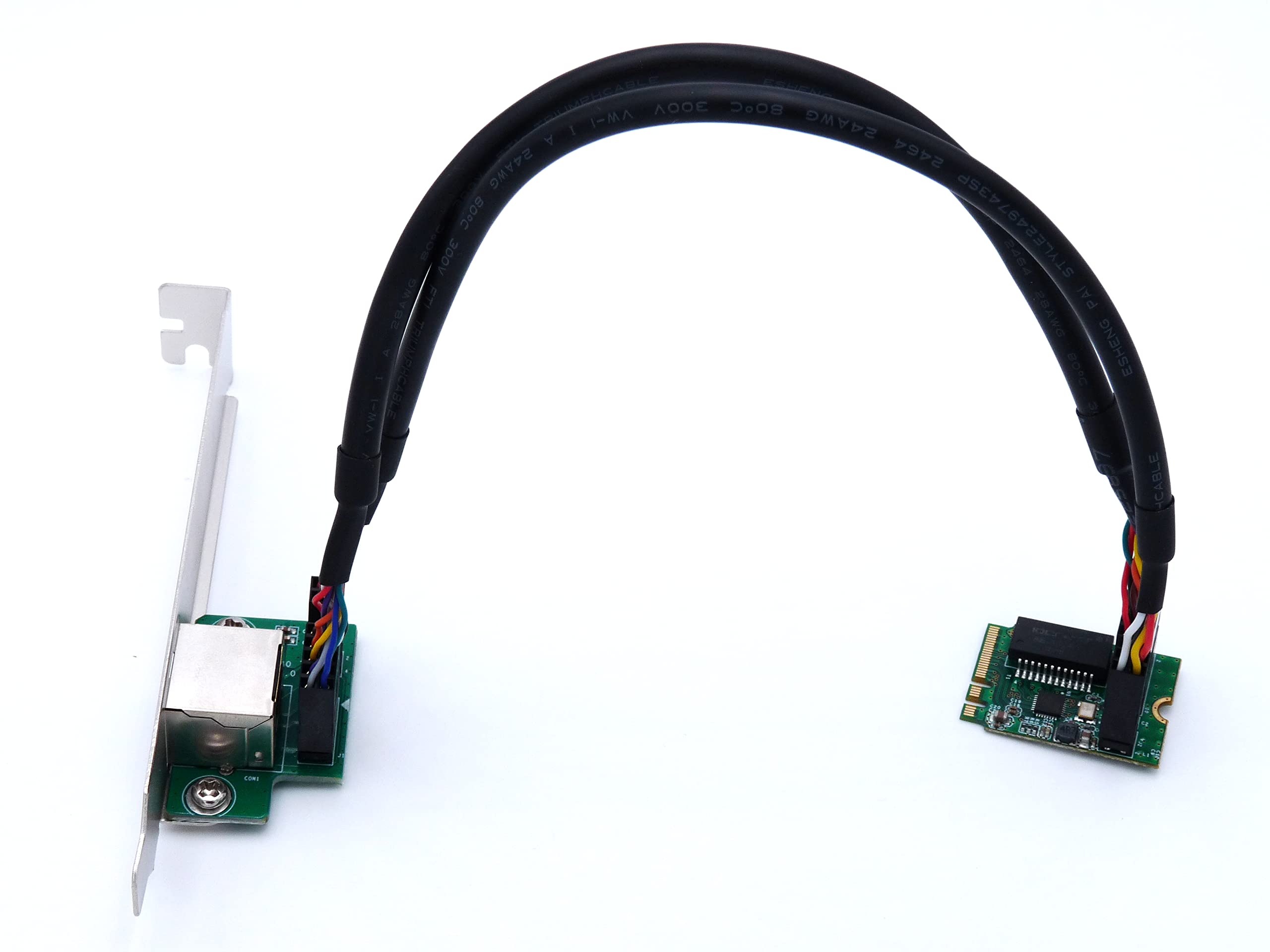 Computer District - Netwerkkaart M2 2230(Key A Key E) - 1 poort RJ45 Gigabit Ethernet 10/100/1000 Mbps - chipset Realtek RTL811 - geodriehoek laag en hoog profiel