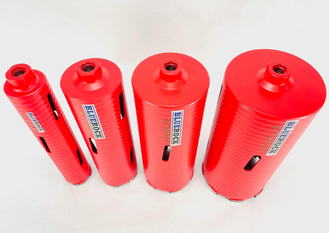 Dry Type 2", 3", 4", 5" Set Diamond Coring Bit - Concrete Core Drill by BLUEROCK