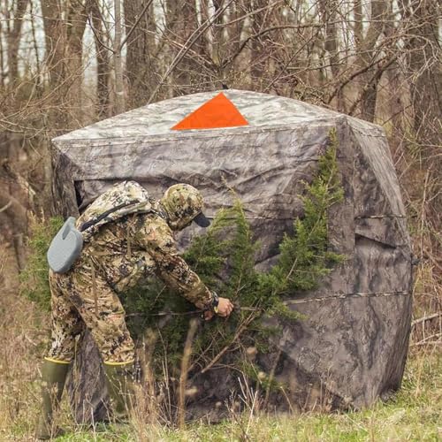 Marqueurs de chasse contre le manque de visibilité avec panneaux de sécurité de support d'arbre