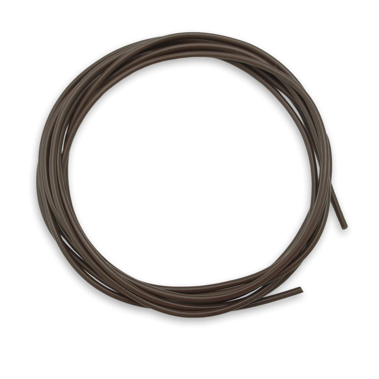 Bank Tackle PVC Rig Tubing Anti Tangle Quick Sinking Carp Fishing Rigs Terminal Tackle (Brown, 10 Meters)