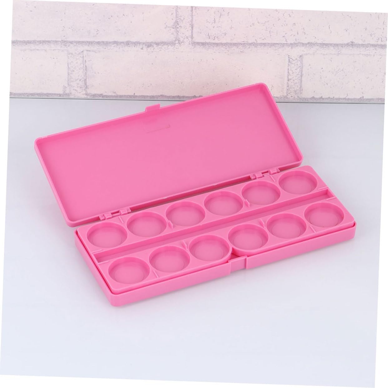 24-Grid Watercolor Mixing Palette Set for Nail Art 3-Piece Pigment Tray for Painting and Crafting
