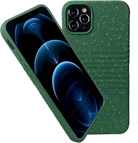 La funda para iPhone 11 Pro Max es una funda biodegradable y ecológica a base de plantas color verde