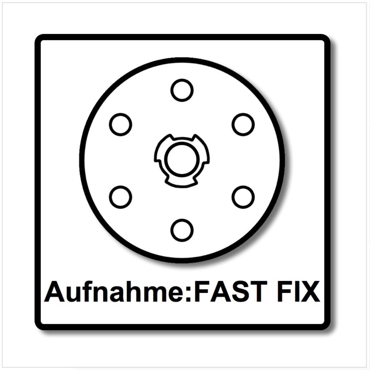 Festool Schleifteller ST-STF D150/17MJ-FX-H-HT 150 mm FastFix hart (496149)
