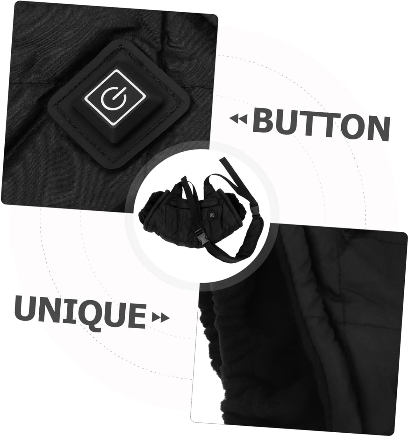 Heated Hand Warmer Muff Warmer Pouch for Outdoor Activities Temperature for Winter Hunting Camping and Daily Use