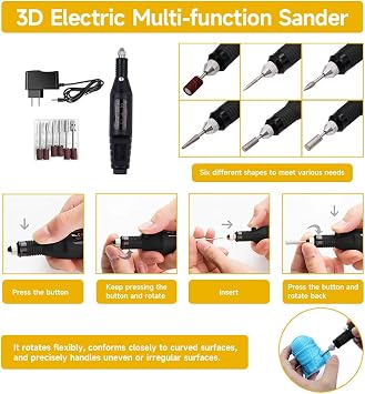 Anyman 3D Printer Finishing Kit with Soldering Iron and Electric Polisher
