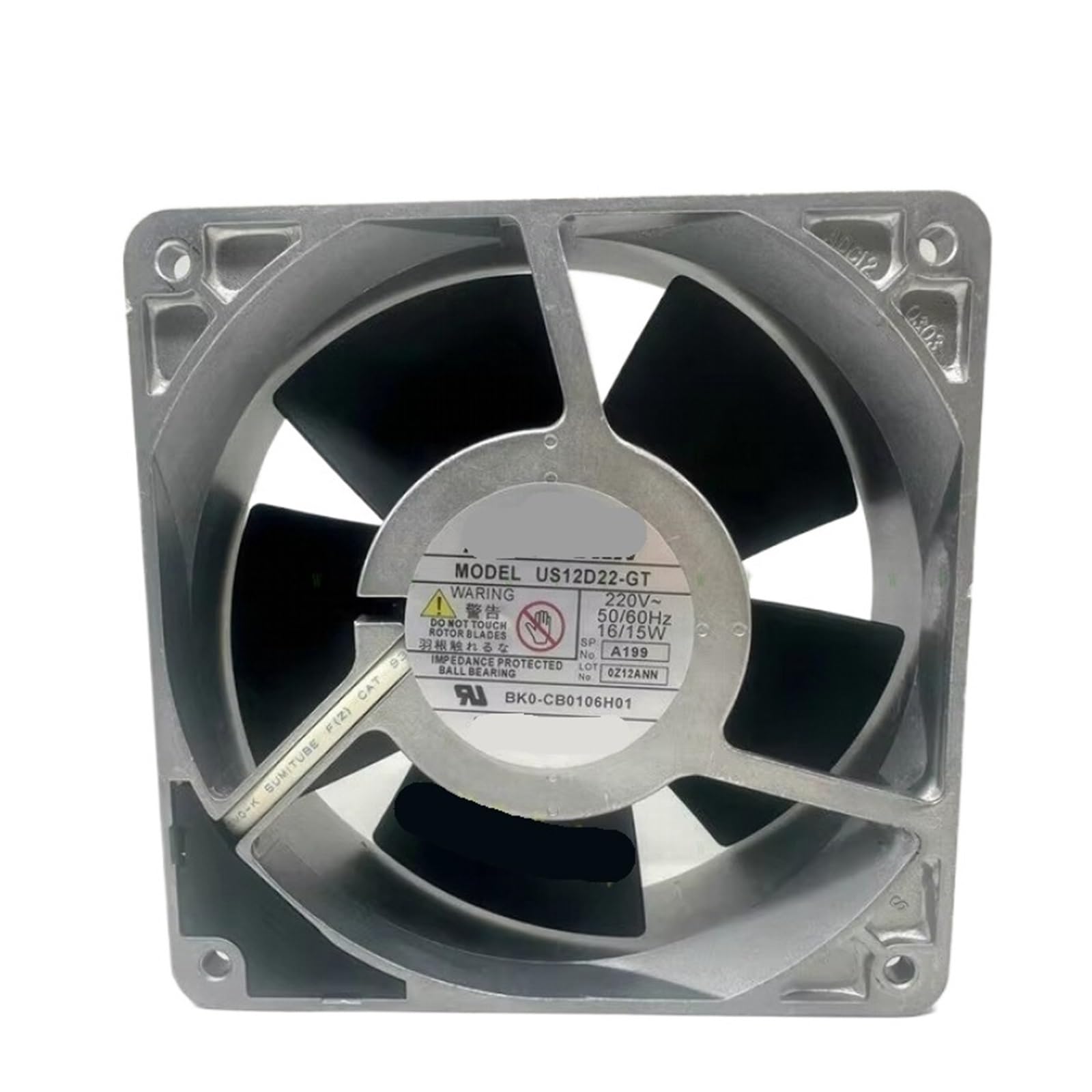 YMUGUEGH 1US12122-GT 6/15W 12038 220V cooling fan