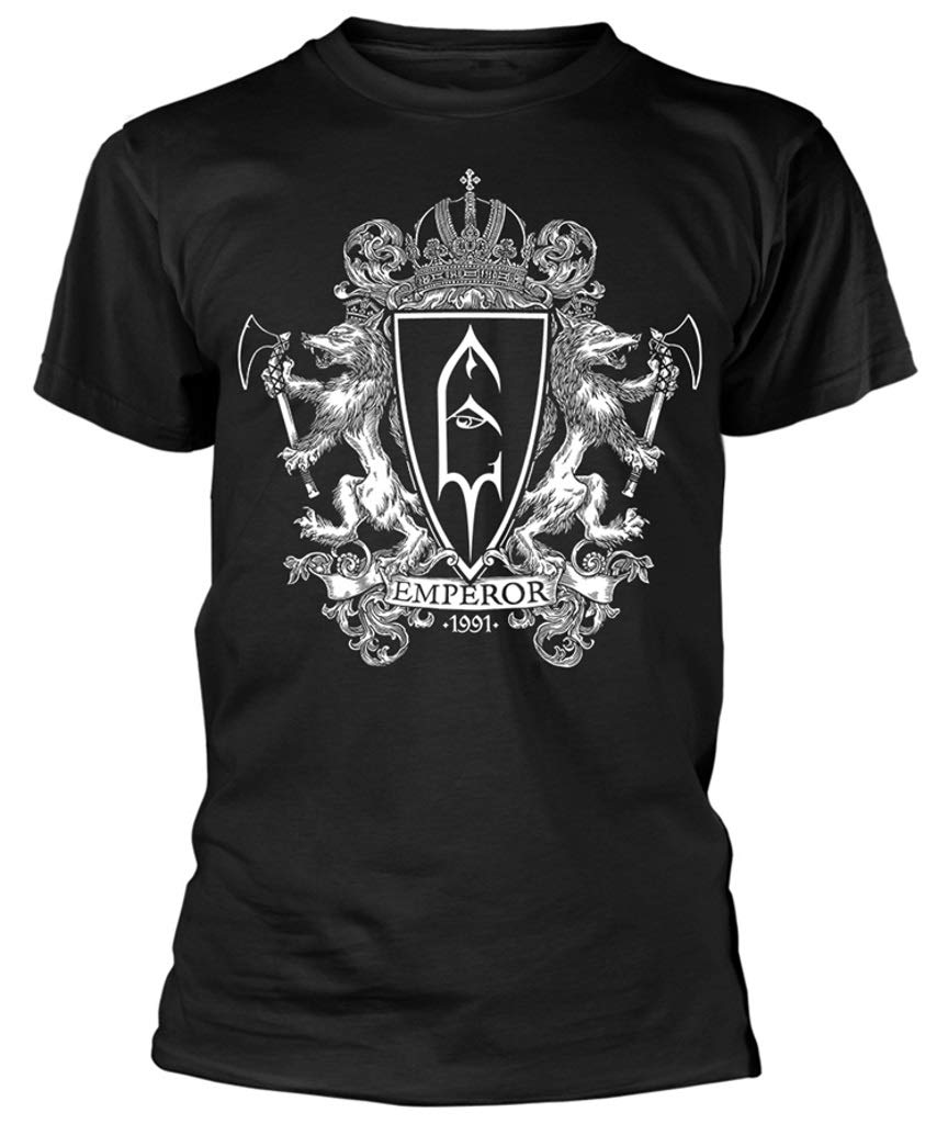 Emperor Men's Black 'Crest 1991' T-Shirt (Large)