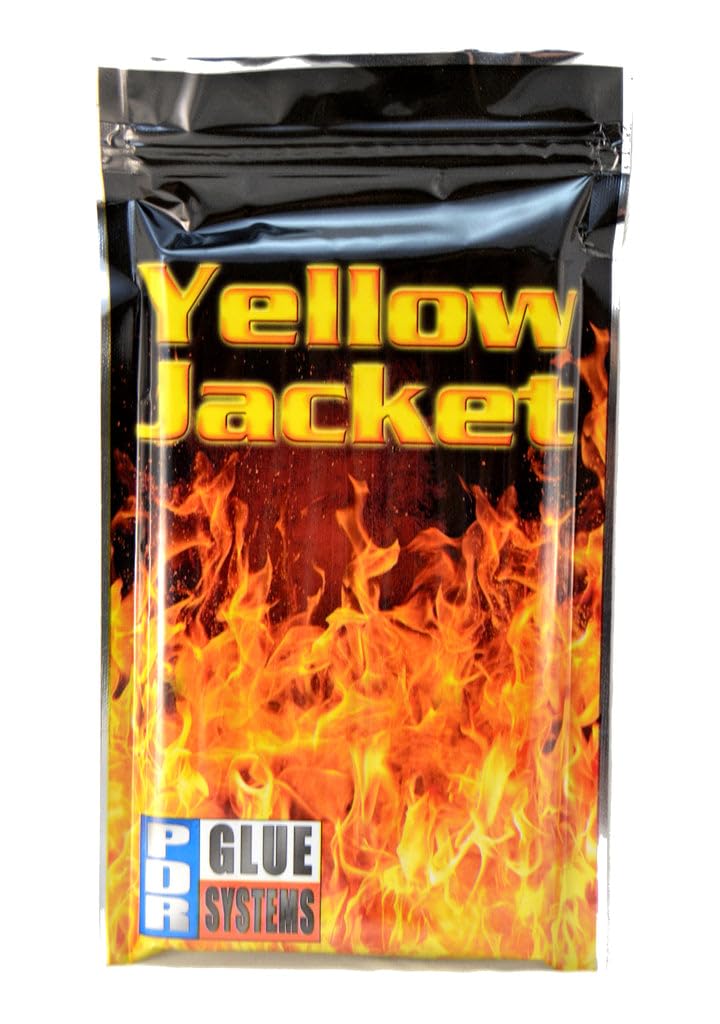 Tabweld Black plague Yellow Jacket PDR Glue Stick Pack - Paintless Dent Repair Glue Pack (Yellow Jacket)